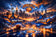 New York Knicks NBA City Skyline Wall Art Poster | Landscape