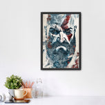 Kratos Spartan Warrior God of War Wall Art Poster | Portrait