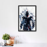 Kratos God of War Paint Style Wall Art Poster | Portrait