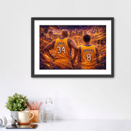 Legends of LA - Kobe Bryant x Shaquille O'Neal Los Angeles Wall Art