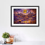 Kingdom of Purple and Gold - Los Angeles Lakers NBA City Wall Art