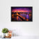 London Skyline Over Thames River Wall Art Poster | Landscape