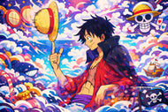 One Piece Monkey D. Luffy Anime Wall Art Poster | Landscape