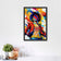 Straw Hat Monkey D. Luffy Paint Splatter Anime Wall Art Poster | Portrait