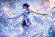 Luna Snow Winter's Radiance Wall Art Poster | Landscape