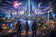 Mass Effect Citadel Video Game Wall Art Poster | Landscape