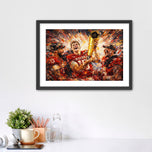 Crimson Victory - Indiana Hoosiers College Football Champions Wall Art