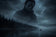 Michael Myers Wall Art Poster – Quiet Terror Over Silent Waters | Landscape
