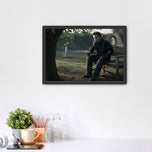Michael Myers x Isaac Newton Apple Tree Wall Art Poster | Landscape