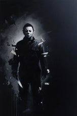 Michael Myers Horror Shape Wall Art Poster | Portrait