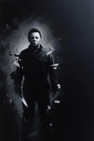 Michael Myers Horror Shape Wall Art Poster | Portrait
