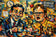 The Office Michael Scott x Dwight Schrute Abstract Wall Art Poster | Portrait