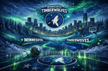 Minnesota Timberwolves NBA Cityscape Wall Art Poster | Landscape