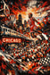 Michael Jordan Chicago Bulls Iconic Dunk Abstract Wall Art Poster | Portrait