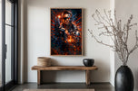 Terminator Arnold Schwarzenegger Cinematic Wall Art Poster | Portrait
