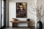 The Joker Painting Style Wall Art Poster | Portrait
