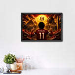 Mohamed Salah Egypt World Cup Wall Art Poster | Landscape