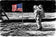 Moon Landing Ink Style Wall Art Poster | Landscape