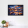 New York Knicks NBA City Skyline Wall Art Poster | Landscape