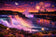 Niagara Falls Illuminated Twilight Wall Art Poster | Landscape