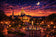 Notre Dame College Campus at Twilight Wall Art Poster | Landscape
