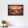 Central Park Painted Sunset Lake Wall Art Poster | Landscape