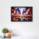 Neon Painted Times Square Streets Wall Art Poster | Landscape