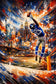 Odell Beckham Jr. New York Giants NFL Wall Art Poster | Portrait