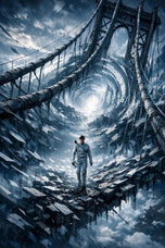 Oblivion Cinematic Abstract Wall Art Poster | Portrait