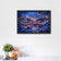 Oklahoma City Thunder NBA Skyline Wall Art Poster | Landscape
