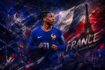 Michael Olise France World Cup Wall Art Poster | Landscape