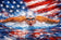 Michael Phelps America Olympics Wall Art Poster | Landscape