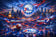 Philadelphia 76ers NBA City Skyline Wall Art Poster | Landscape