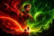 Project Hail Mary Movie Wall Art Poster | Landscape