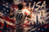 Christian Pulisic USA World Cup Skyline Wall Art Poster | Landscape
