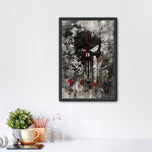 Punisher Skull Emblem Wall Art Poster | Portrait