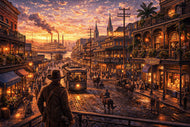 Red Dead Redemption St. Denis City Wall Art Poster | Landscape