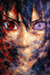 Sasuke Uchiha Rinnegan x Sharingan Anime Wall Art Poster | Portrait