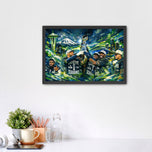 Seattle Seahawks Superbowl Champions Wall Art Poster | Landscape