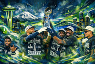 Seattle Seahawks Superbowl Champions Wall Art Poster | Landscape