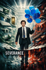 Severance Cinematic Abstract Wall Art Poster | Portrait