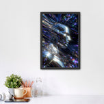 Silver Surfer in Cosmic Energy Form Wall Art Poster | Portrait