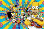 Homer Simpson Cinematic Wall Art Poster | Landscape
