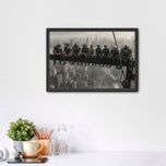 Gaming Legends Lunch atop a Skyscraper in New York City Wall Art Poster | Landscape