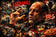 Tony Soprano Cinematic Abstract Wall Art Poster | Landscape