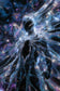 Cosmic Spiderman Wall Art Poster | Portrait