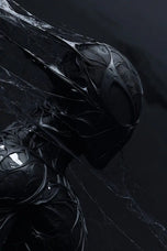 Black Suit Spiderman Symbiote Wall Art Poster | Portrait