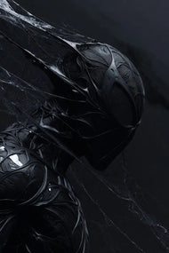 Black Suit Spiderman Symbiote Wall Art Poster | Portrait