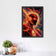 The Flash Paint Style Wall Art Poster | Portrait