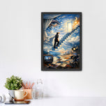 Truman Show Cinematic Abstract Wall Art Poster | Portrait
